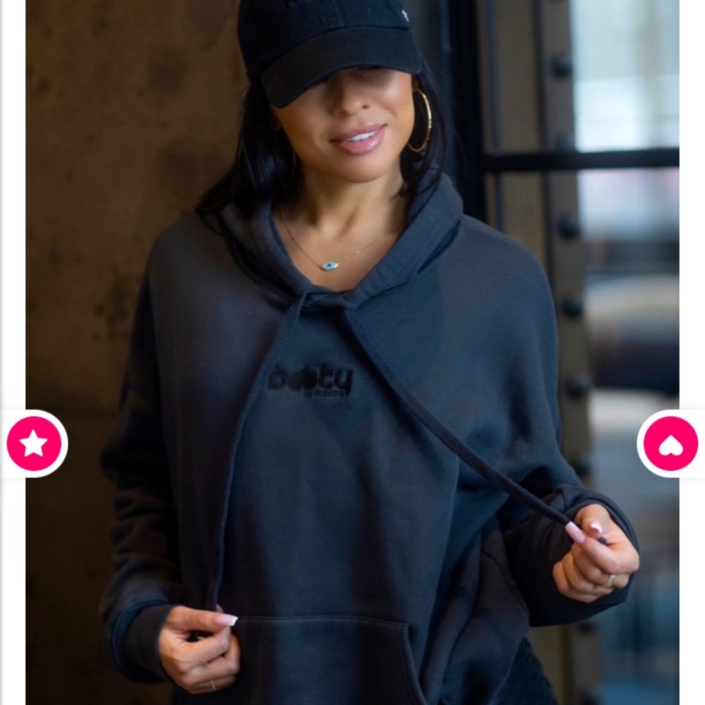 Booty by Brabants Oversize Hoodie in Charcoal